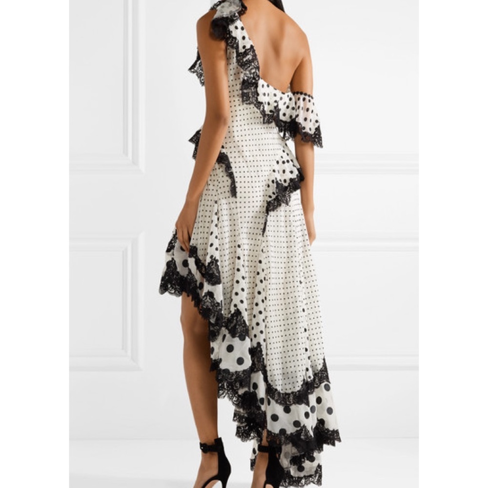 Zimmermann Rife Dally Lace Polka Dot Max Dress - Picture 2 of 9